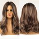 thumbnail image 5 of Europeo y el estilo de la peluca de las mujeres de longitud media peluca rizada natural de la cara en forma de onda grande peluca Set, 5 of 8