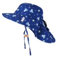thumbnail image 1 of FlapJackKids - Sun Hat Neck Cape - Octopus - Medium (2-4Y), 1 of 5