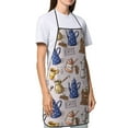 thumbnail image 4 of Pofeuu Antique Vintage Teapot Coffee Grinder Print Aprons with Pockets, Cute Aprons for Kitchen, Cooking, Server, Barber, Chef Apron, 4 of 7