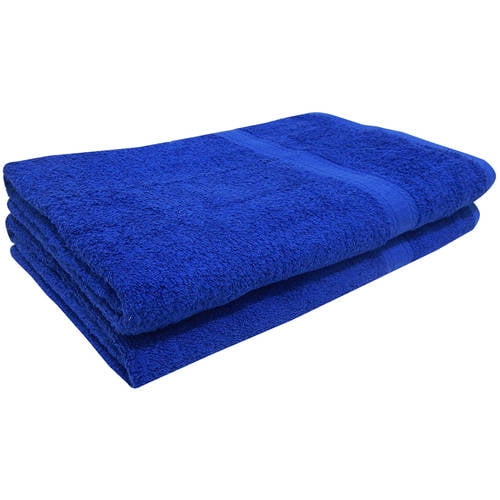 Mainstays Basic Bath Collection 2 Piece Bath Sheet Set, Royal Spice