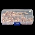 thumbnail image 2 of 250 unids/pieza, conectores de empalme nalgas, 7 tamaños, empalme estañado, funda de ado, Kits de manguito de tubo termorretr Sharpla Conectores de alambre de sello de soldadura, 2 of 8