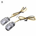 thumbnail image 1 of 2 uds 12v 6led motocicleta Mini luces de señal de giro luces indicadoras intermitentes ámbar, 1 of 5
