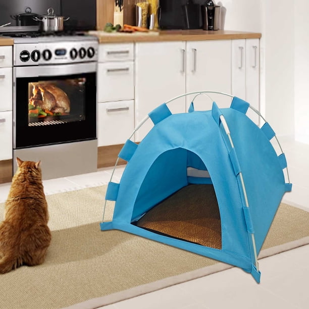 Xihbxyly Tienda de Campaña para Mascotas, Caseta Plegable para Perros de Exterior, Cama Extraíble y Fácil de Limpiar, Espacio de Descanso Cómodo y Seguro, Ideal para Camping, Senderismo, Playa, Ideal