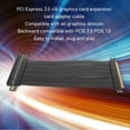 thumbnail image 4 of Câble de Riser de Rallonge Ultra PCI E X16 3.0, Câble de Riser Flexible 180 Degrés Blindé, Carte Graphique Montage Vertical, 4 of 8