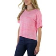 thumbnail image 5 of ToBeInStyle Women's Short Sleeve Hacci Sweater, 5 of 7
