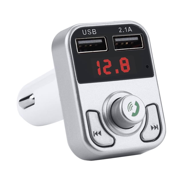 Universal B3 Transmisor FM inalámbrico Soporte Tarjeta TF Llamada manos libres Bluetooth Coche Reproductor de MP3 Dual USB Teléfono celular Cargador automático Eigraketly DZ4679-04B