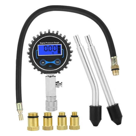 Motor Tech Compression Tester, Cylinder Compression Tester 3 -300 PSI Digital Display with Adapters for Cars Trucks Motorcycles for Marines ATV UTV