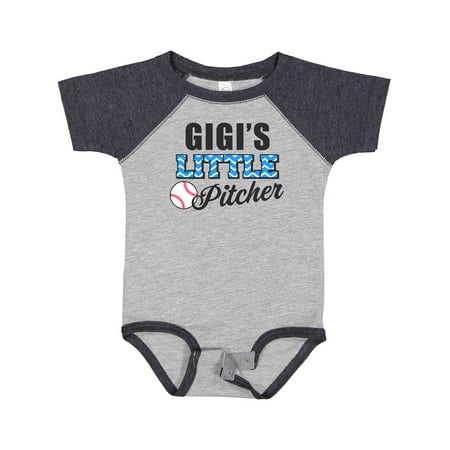 

Inktastic Baseball Gigis Little Pitcher Gift Baby Boy Bodysuit