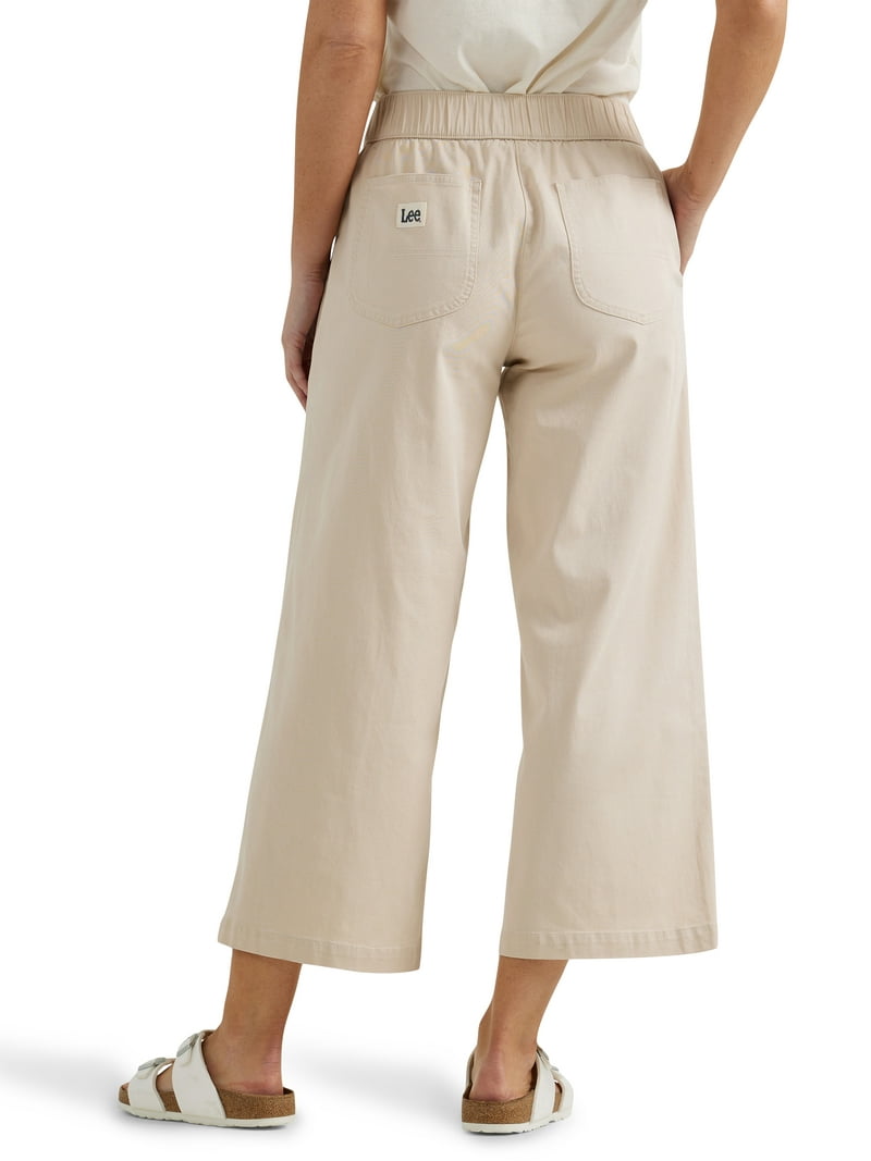 Lee® Women's Ultra Lux Comfort Wide Leg Utility Crop Pant