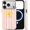 Pink Summer Striped, variant on Cute Striped Bow Flower Phone Case for iPhone 8 iPhone 7 iPhone SE 2022/2020 4, 7", Compatible with Magsafe, Aesthetic Pink White Stripes Pattern Cover Shockproof TPU Hard PC Protection Girls Women