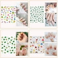 thumbnail image 3 of Pegatinas de uñas para mujeres y niñas - Paquete de 12 autoadhesivos 3D para decoración de uñas DIY, oso de fresa  Producto electrónico, 3 of 5