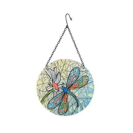 

Colorful Crystal Dragonfly Pendant Rainbow Living Room for Windows