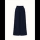 thumbnail image 4 of Pantalones Casuales para Mujer, con Cintura Elástica y Pierna , con Bolsillos. Azul Marino M, 4 of 9