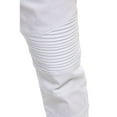 thumbnail image 3 of Victorious Men's Biker Twill Jogger Pants JG871 - White - 2X-Large, 3 of 6