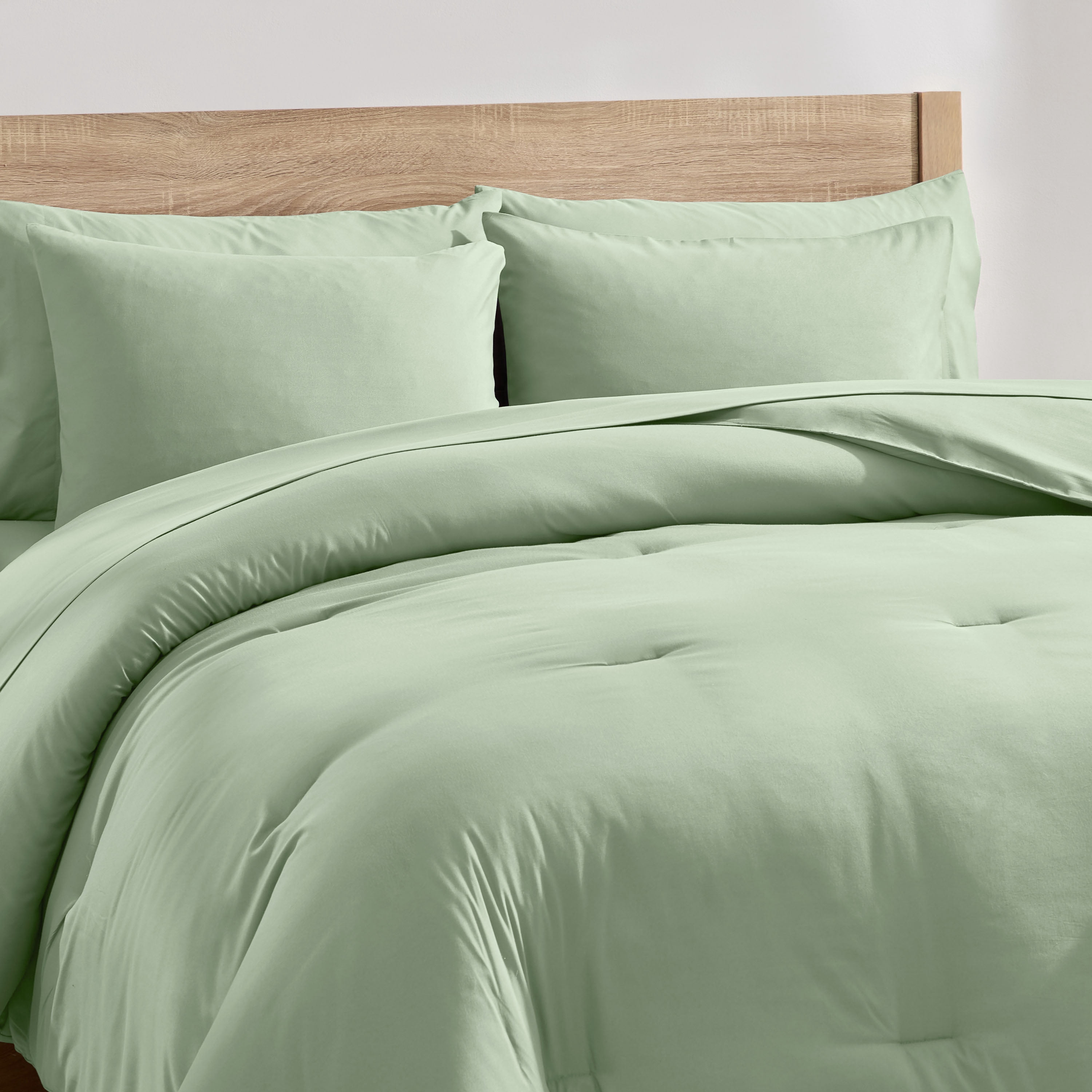 LammaLoe Full Comforter Set, 7 Piece Bed in a Bag, Ultra Soft Bedding Comforter Set with Sheets, All Season Bed Set, Sage Green