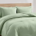 thumbnail image 6 of Ravure King Comforter Set, Modern Solid King Size Comforter Set, 7-Pc All Season Bedding Comforter Set, Sage Green, 6 of 8