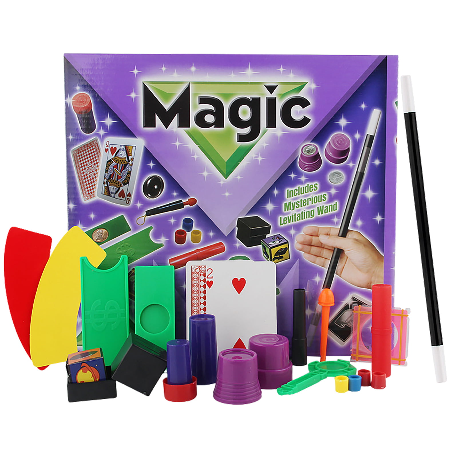 36 MINI MAGIC WANDS Multi Color Tiny 4" Pack Plastic Magician Trick Set Toy Gift