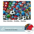 thumbnail image 2 of Football Non-Slip Polyester Indoor/Outdoor Carpet Game Mat Bath Rugs Machine Washable, 2 of 6