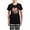 With Checker Pant, variant on - Sloth Pajamas - Women's Short Sleeve Print T-Shirt and Pants Dark Cotton Pajama Set