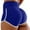 Blue, variant on Bibifish Womens Shorts High Waist Slim Fit Shorts Ruched Detail Soft Stretchy Breathable Lightweight Casual Gym Yoga Sports Shorts