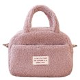 thumbnail image 1 of Bolso Boston Sencillo Bolso Bowling Felpa Nicho Rosa, 1 of 9