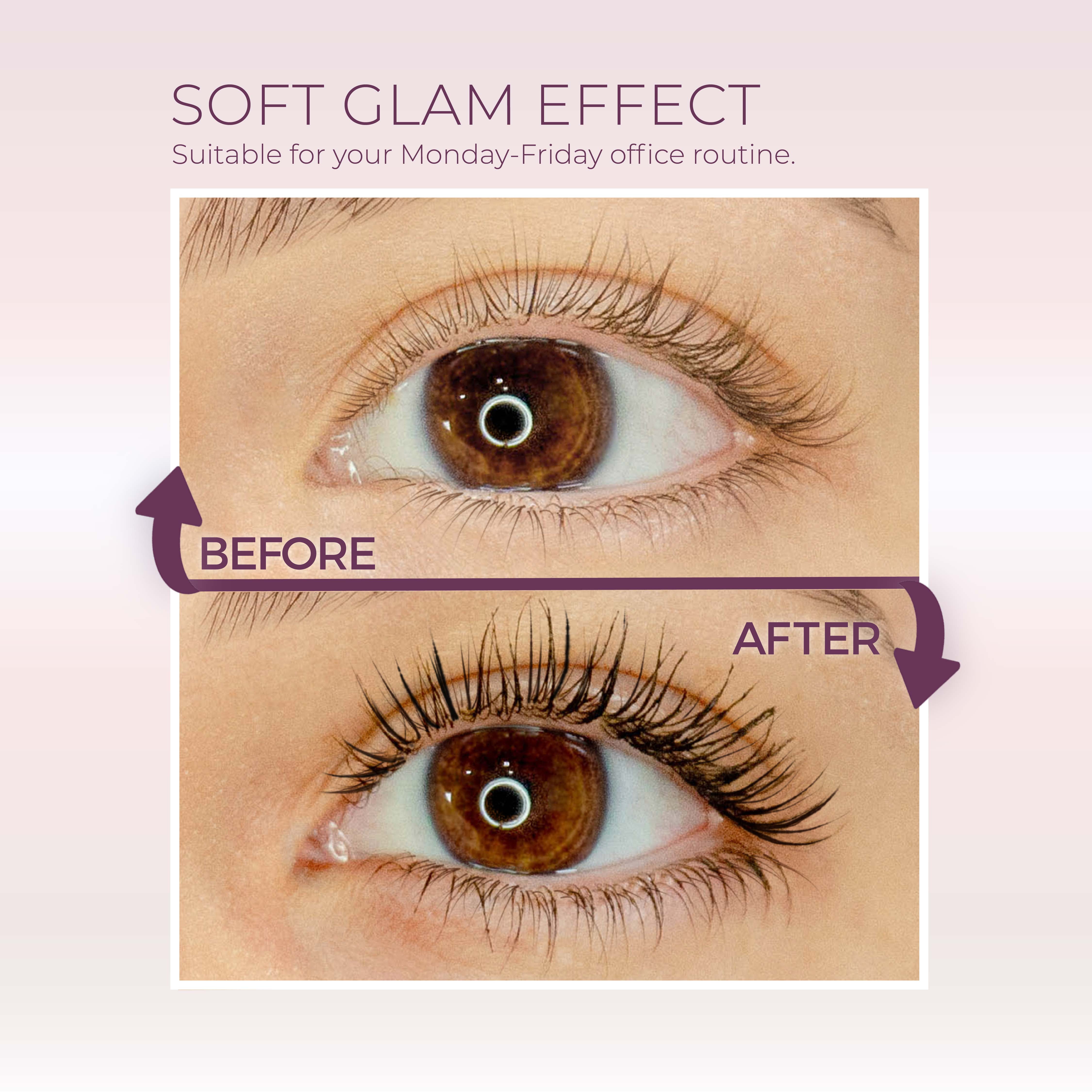 Blinc Amplified Tubing Mascara | Ultra-Longwearing Washable Mascara | Soft-Glam Volumizing, Lengthening and Defining Mascara | Gluten-Free and Cruelty-Free | 9mL / 0.30 Fl. OZ Dark Brown