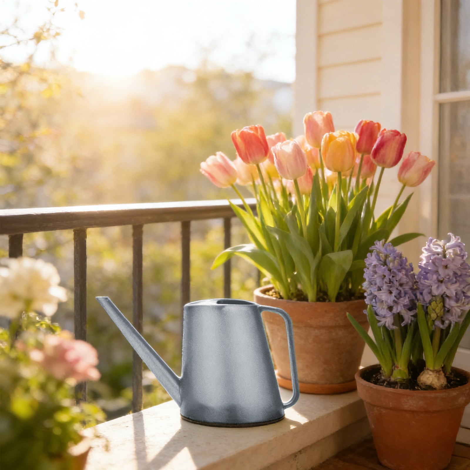 Lunxisen 4 Pcs Watering Can For Home Gardening Enthusiasts Long Spout Planter Care Indoor Outdoor Plant Watering Tool