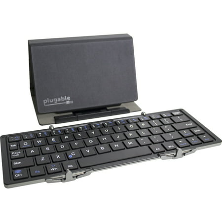 Plugable Bluetooth Compact Travel Keyboard for Windows, Mac, Linux, and