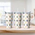 thumbnail image 2 of 20oz Whimsical Chicken Tumbler with Handle Special Birthday Christmas Gift for Chicken Fans Women Men Insulated Travel Mug Cup Holder Friendly Durable Build Hot Chocolate Cold Soda Daily Use, 2 of 6