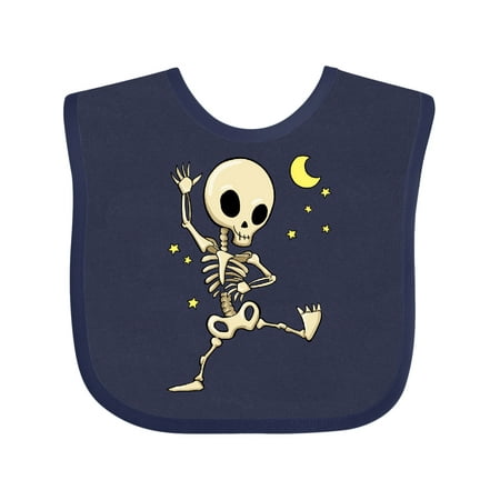 

Inktastic Cute Dancing Skeleton Gift Baby Boy or Baby Girl Bib
