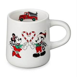 Mickey and Minnie Mouse Icon Holiday Ceramic Measuring Cup Set