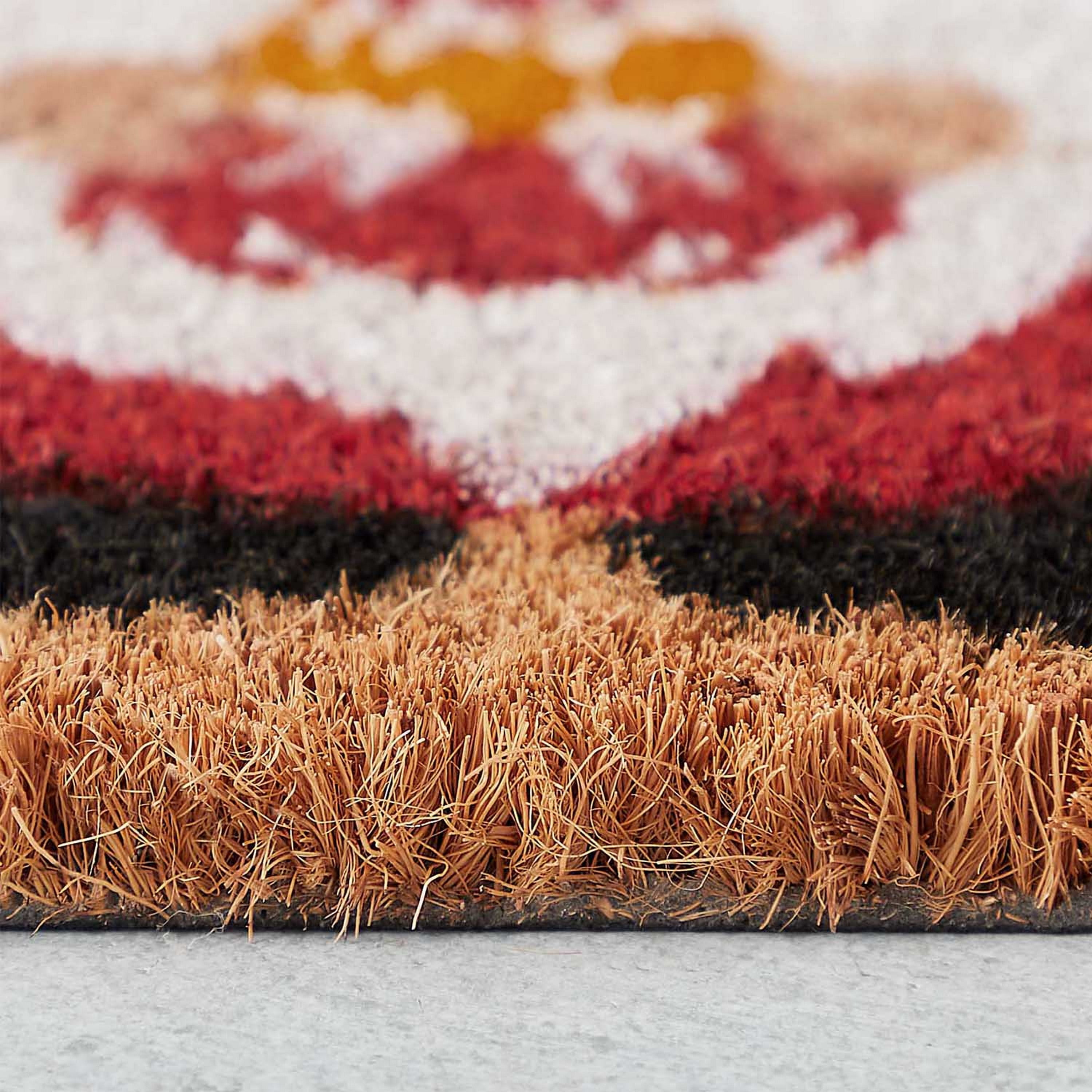 VCNY Home Hello Fall Multicolor Gnome Coir Outdoor Doormat, 18" x 30"