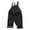 Black, variant on Boys Denim Bib Overalls Classic Straight Leg Design with Adjustable Straps for Everyday School and Casual Outings