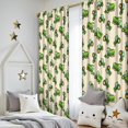 thumbnail image 5 of Blackout Kids Curtains,Cartoon Tractors Green Beige Pattern Childrens Insulated Curtains Set Of 2,Bedroom Essentials,Toddler Room Decor 52"x84", 5 of 5