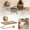 B, variant on Boreal Craft Suction Cup Toilet Paper Holder Wall Mounted Toilet Paper Holder Household Roll Paper Holder Walnut Perforation Storage Rack Soap Holder for Kitchen Counter Organizer Kitchen for Cookware