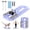 Type 2-Purple, variant on RICAN 6-in-1 Multifunctional Pilates Ab Board with Smart LED Digital Display, 550 lbs Capacity, for Core & Full Body Workout
