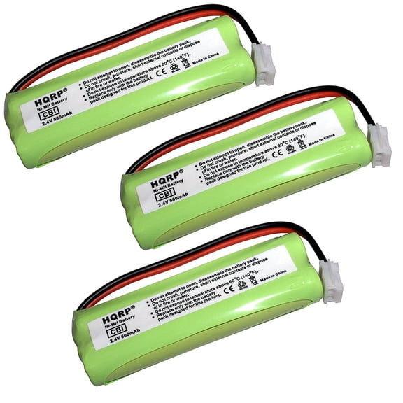 HQRP 3-Pack Battery for VTech BT-18443 BT18443 LS6225 LS6225-2 LS6225-3 LS6225-4 LS6225-5 LS6226 LS6226-2 Cordless Phone