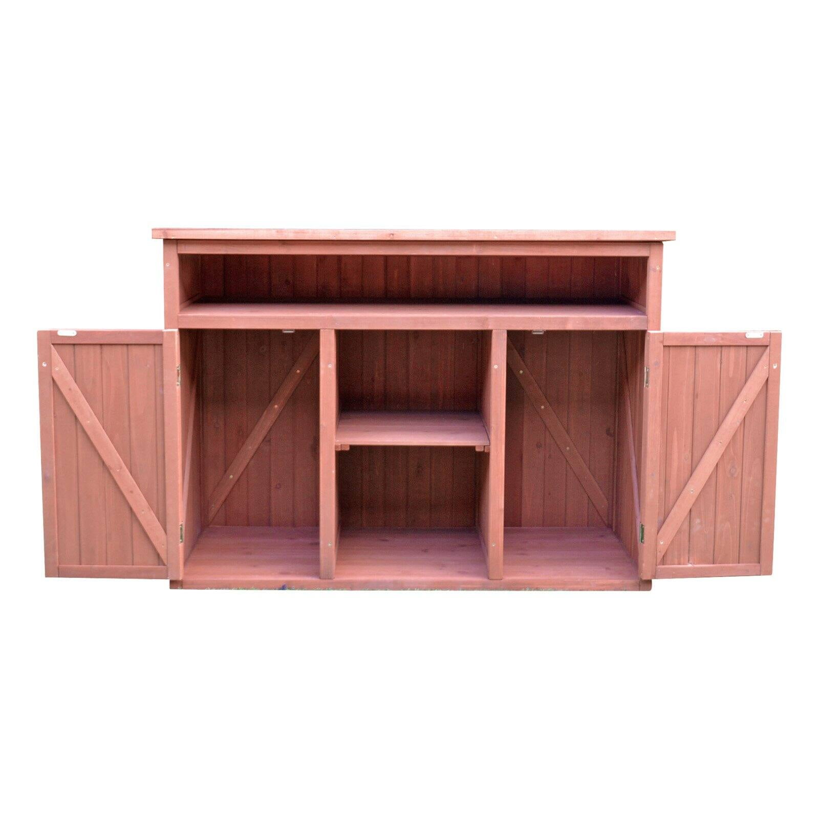 Leisure Season Short Display And Hideaway Storage Cabinet Walmart Com Walmart Com