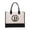 D, variant on Initial Printed Canvas Tote Bag, Personalized Shoulder Handbag with Inner Zipper Pocket, Open Beach Bag for Vacation, Present Bag for Wedding, Birthday, Holiday