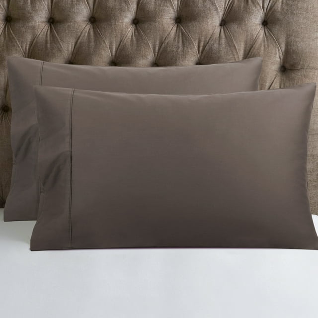 PiccoCasa Pillowcase Set of 2, Soft Cotton with Envelope Beaver Standard