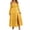 Yellow, variant on Eawtki Women's Off Shoulder Long Sleeve Maxi Dress Smocked Waist Tiered Ruffle Hem With Slit Casual Party Dress