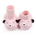 thumbnail image 6 of Tisuna Unisex Baby Walking Shoes Bear Print Soft Easy On Sneakers Fashion Cute Winter Kids Sock Booties Pink Size 6-12 Months, 6 of 6