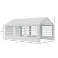 thumbnail image 3 of Outsunny 10' x 20' Heavy-duty Large Wedding Tent with Sidewalls, White, 3 of 8