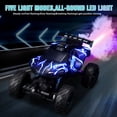 thumbnail image 5 of RC Monster Trucks, 1:16 Remote Control Cars for Boys, 4WD Off Road Trucks with LED Lights and Spray, RC Cars for Kids and Adults Birthday Christmas Gifts, 5 of 8
