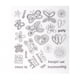 thumbnail image 2 of Sello de goma transparente Sunnimix hojas adhesivas Scrapbooking diario fabricación de tarjetas Deco DIY Sunnimix Sellos de silicona transparente, 2 of 8