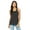 DRK GREY HEATHER, variant on Ladies' Flowy Racerback Tank