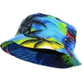 thumbnail image 2 of Tropical Scenery Hawaiian Bucket Hat Fashion Print Summer Cap, 2 of 6