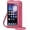 Fuchsia, variant on Phone Purse Crossbody Bags for Women Small Travel Wallet Touch Screen RFID Blocking Black