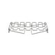 thumbnail image 3 of Matsuzay Estante para patas de ala de pollo para parrilla, horno ahumador, soporte Vertical de acero inoxidable para asador en barbacoa, accesorios Cocina y Comedor No.1 Matsuzay HA024644-01, 3 of 6