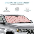 thumbnail image 3 of Fuzoiu Floral Strawberr Print Car Windshield Sunshade,Foldable Reflective Sun Visor,Windshield Sun Shade,UV Rays Sun Visor Shade,Auto Front Sun Shield Shade-Medium, 3 of 8